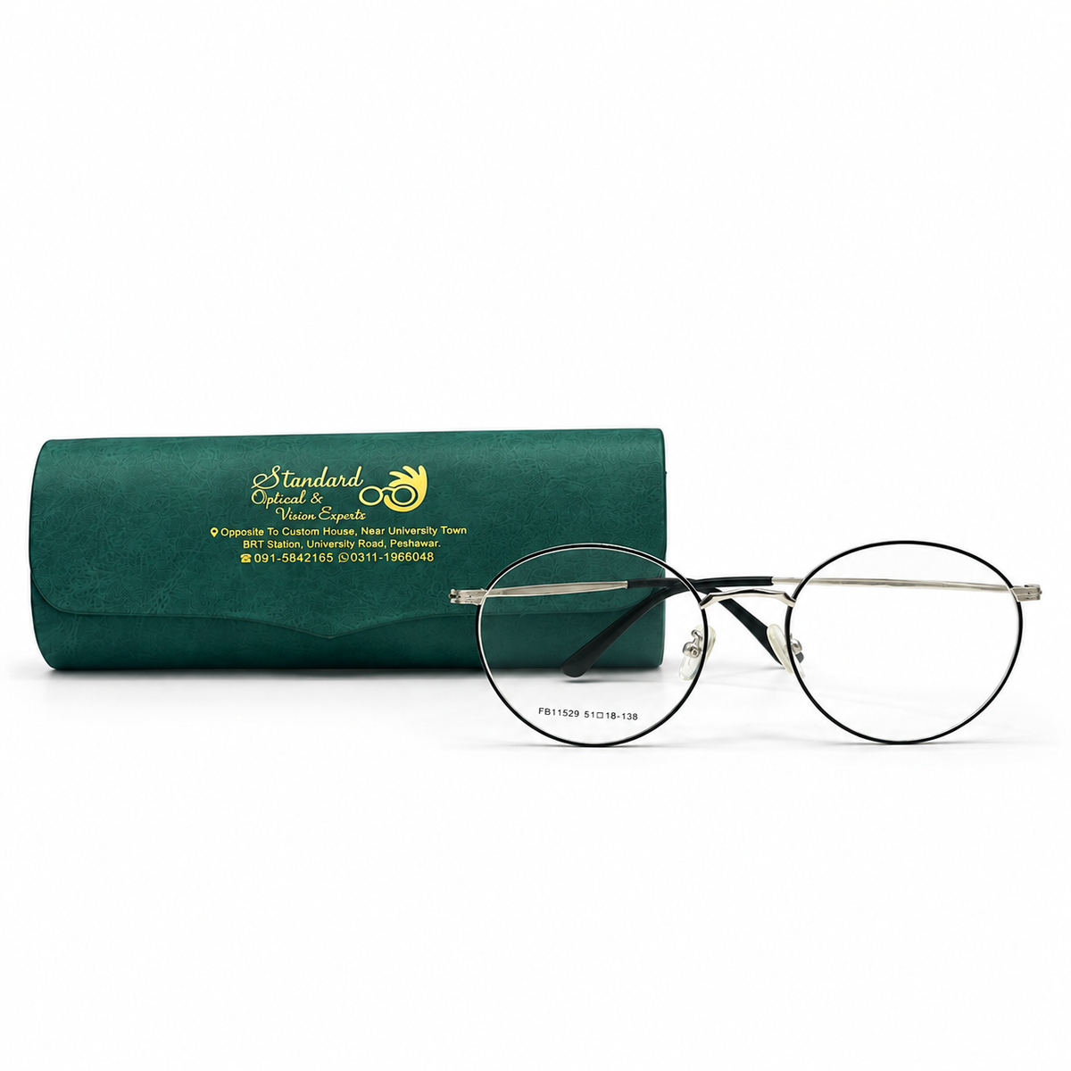 FB11529 Round Eyeglasses (51-18-138)