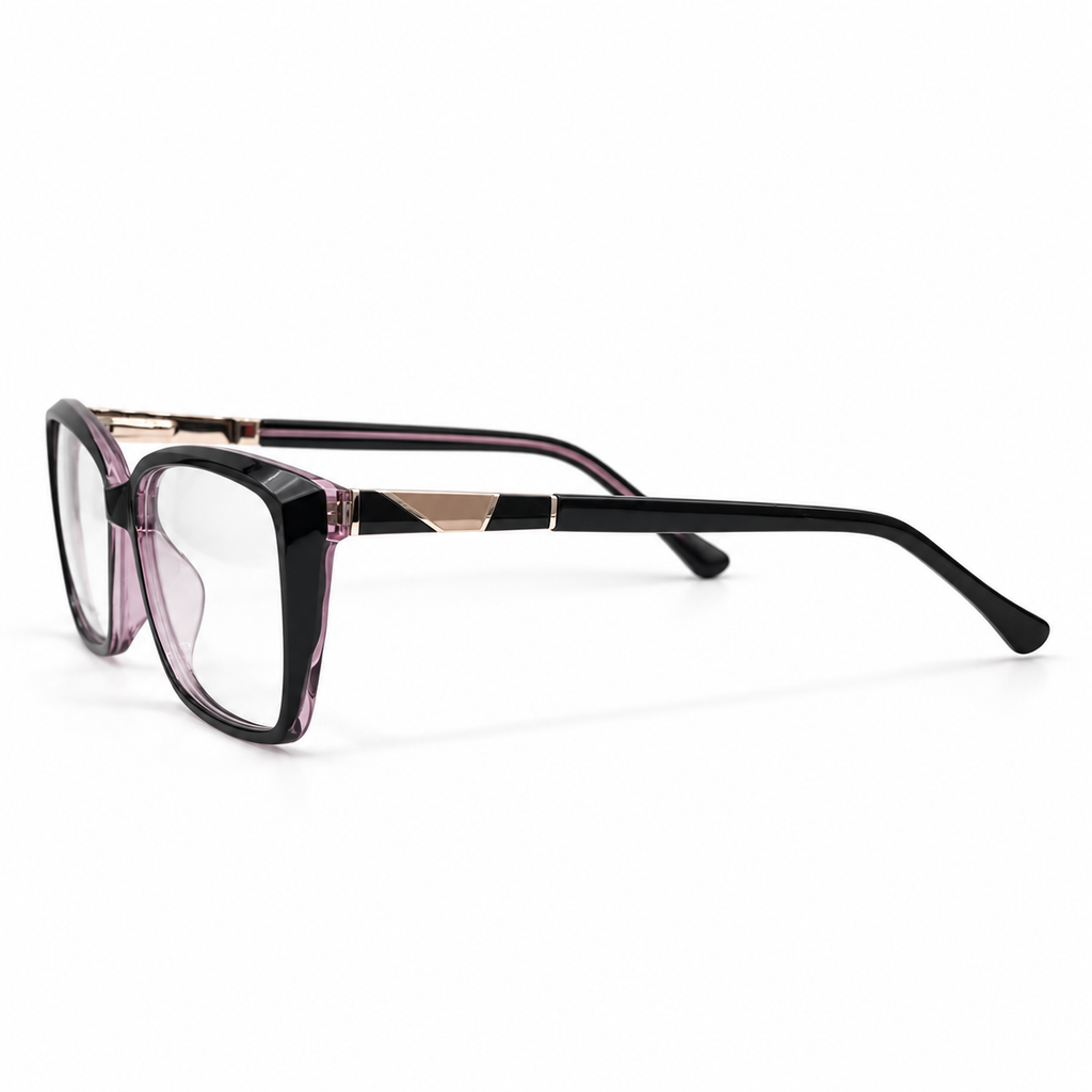 FD6333 Rectangular Eyeglasses (55-17-145)