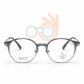 Titanium IP Round Eyeglasses (48-19-150)