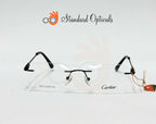 Cartier 3-Piece Metal Frame