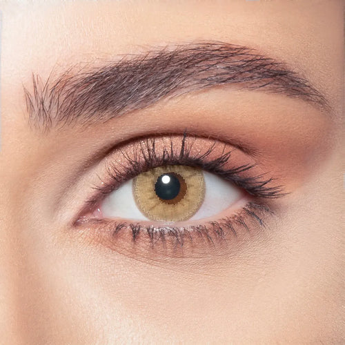 Bella Contact Lenses  Hazel Beige