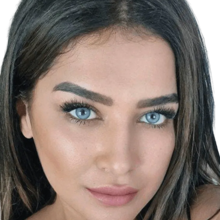 FreshKon Naho Ice Blue 1-Day Colored Contact Lenses