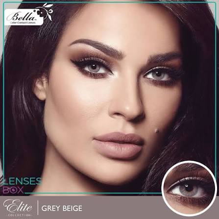 Bella Contact Lenses – Elite Collection (Grey Beige)