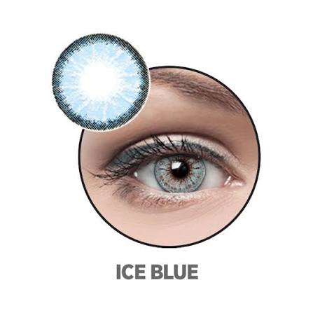 FreshKon Naho Ice Blue 1-Day Colored Contact Lenses